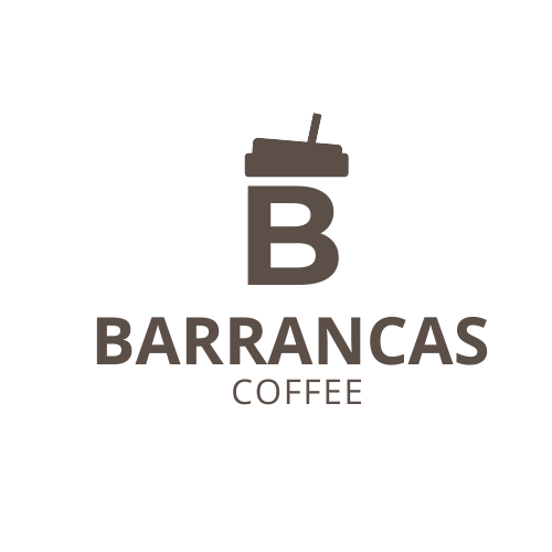 White and Brown Minimalist Coffee Logo